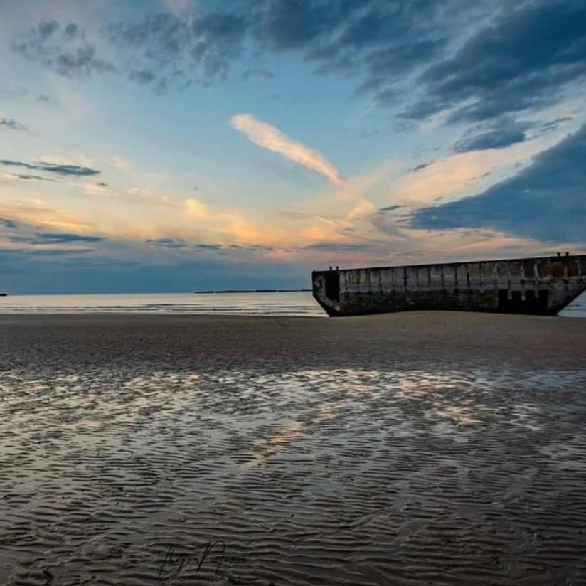Nid De Pie Grand Duplex Lumineux Cadre Verdoyant Calme A 5 Mn De La Mer Pres Port En Bessin, Bayeux, Omaha Beach, Commes Kültér fotó